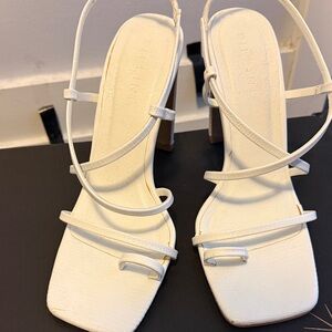 White Strappy Sandals